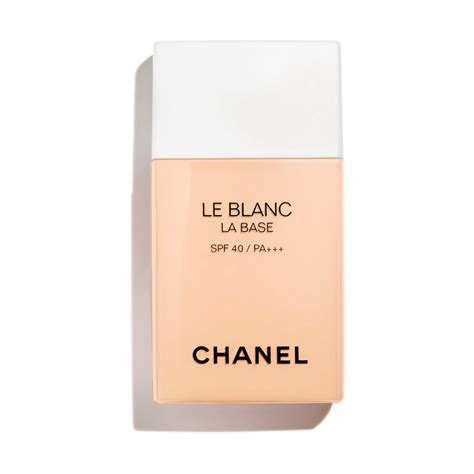 blanch chanel|Chanel le blanc makeup base.